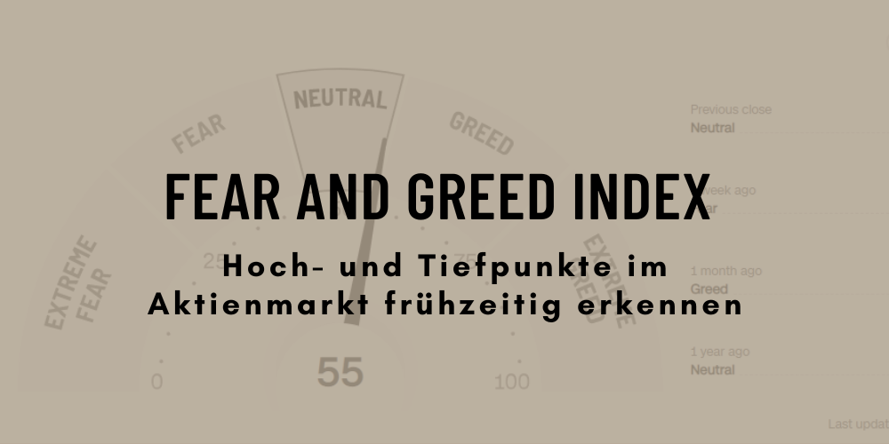 Fear and Greed Index nutzen