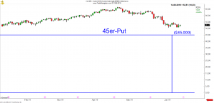 Risikomanagement Erdöl - Verkauf von nackten Optionen